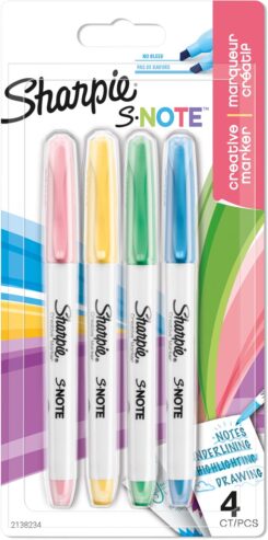 Sharpie 2138234 permanente marker Meerkleurig 4 stuk(s)