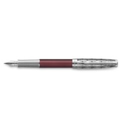Parker Sonnet vulpen Metallic, Nikkel, Rood 1 stuk(s)
