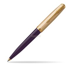 Parker 51 Zwart Draai-intrekbare balpen Medium 1 stuk(s)