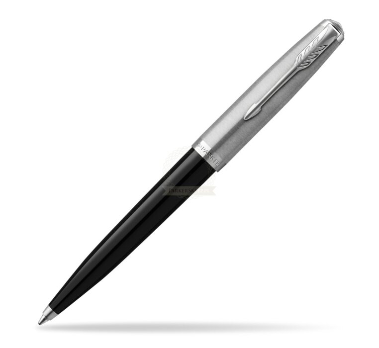 Parker 51 Zwart Draai-intrekbare balpen Medium 1 stuk(s)