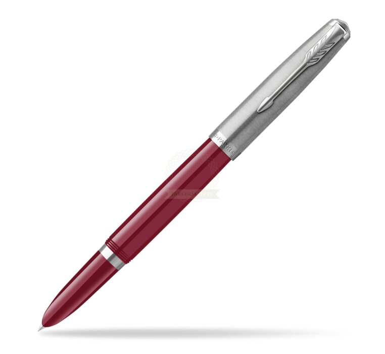 Parker 51 vulpen Bordeaux rood, Roestvrijstaal 1 stuk(s)