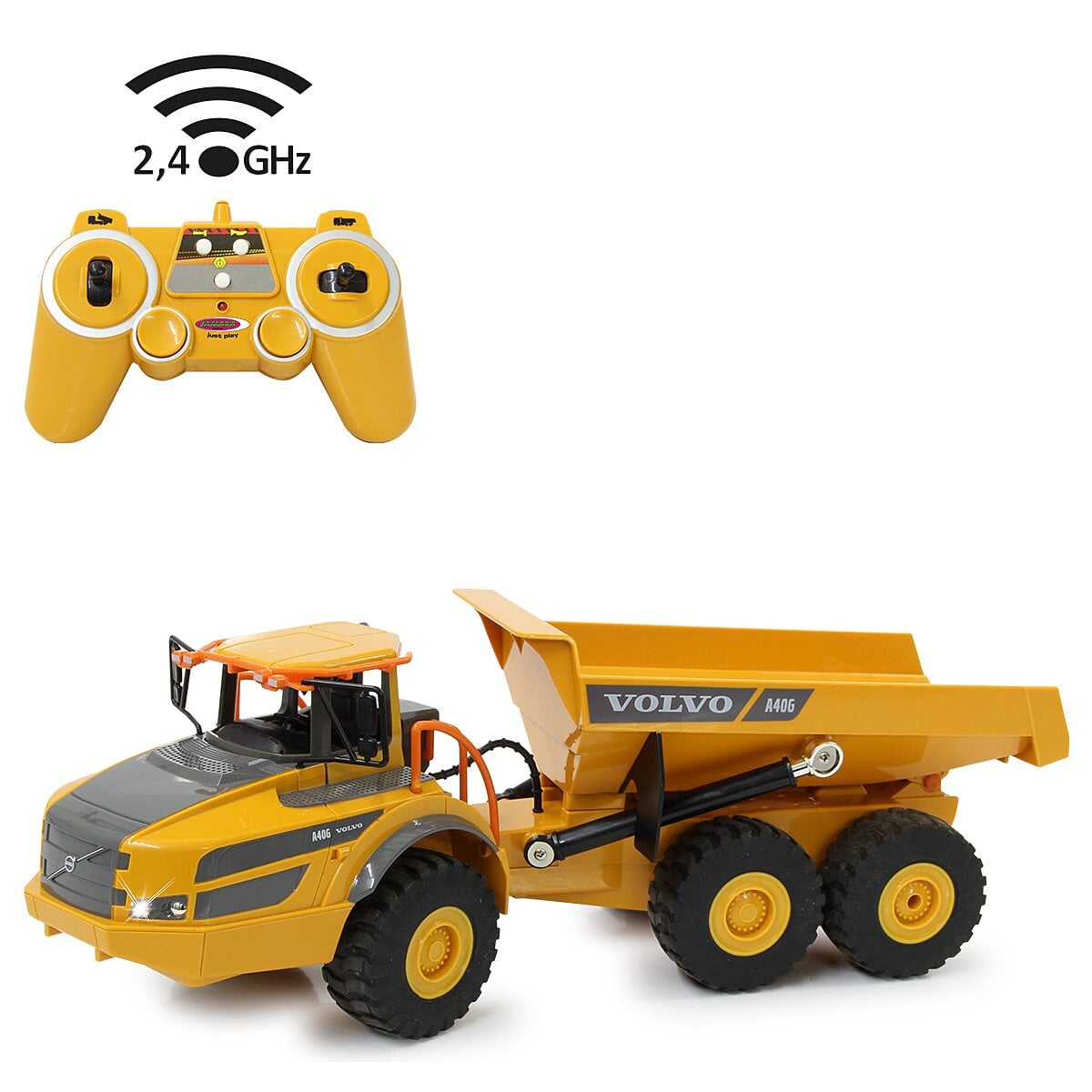 Jamara Dump Truck Volvo A40G 1:20 2,4GHz