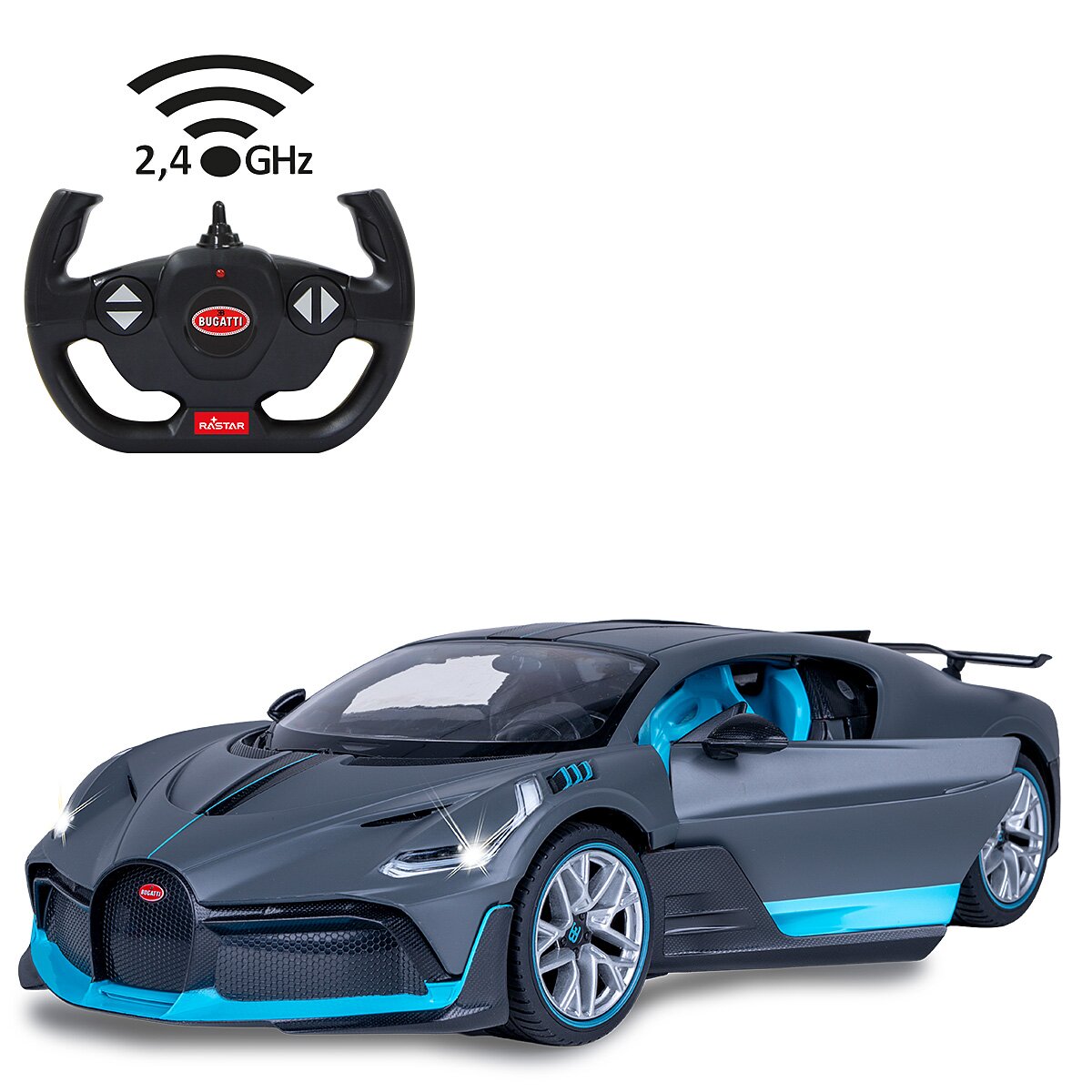 Jamara Bugatti Divo 1:14 grey 2,4GHz Door manual