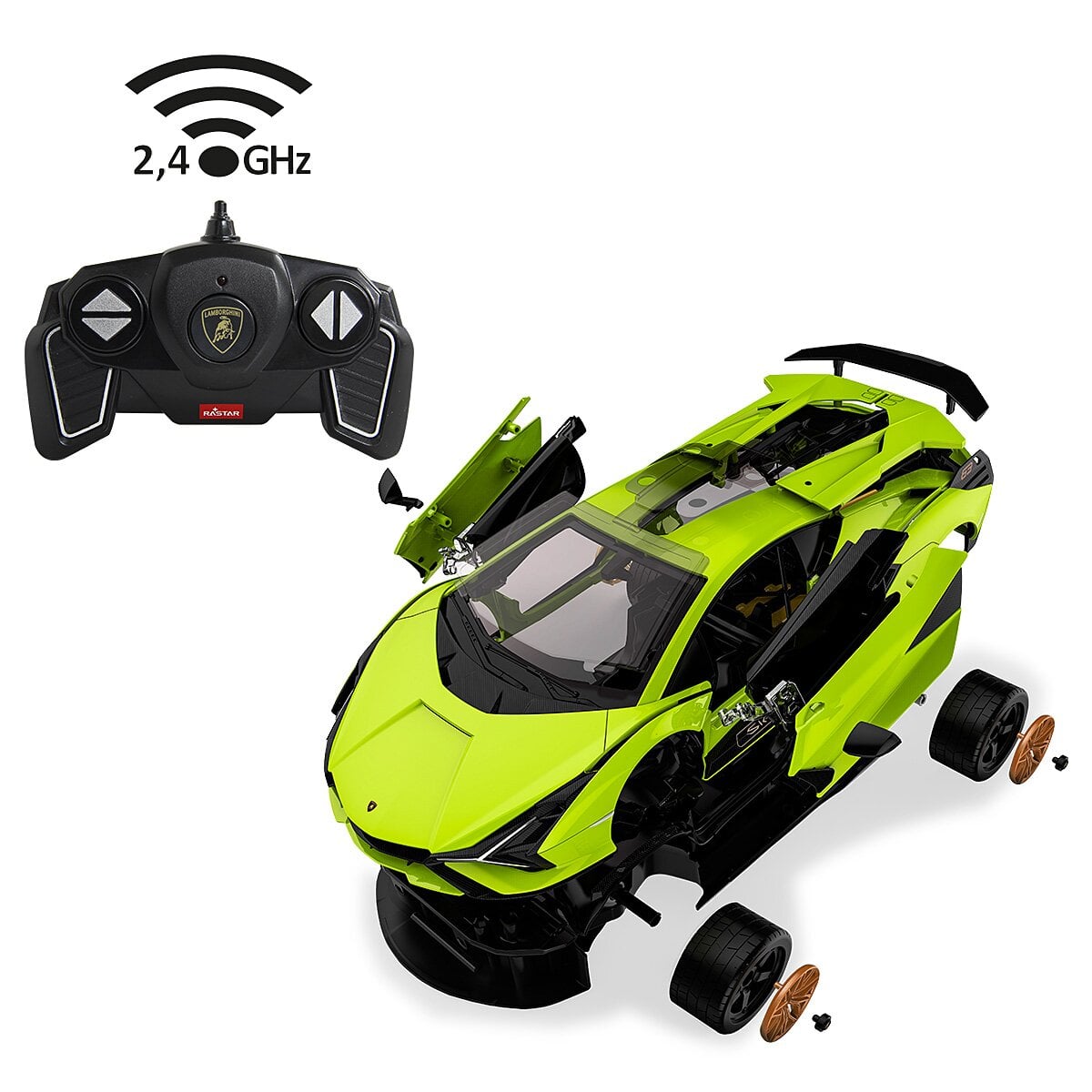 Jamara Lamborghini Sián FKP 37 1:18 green 2,4GHz Kit