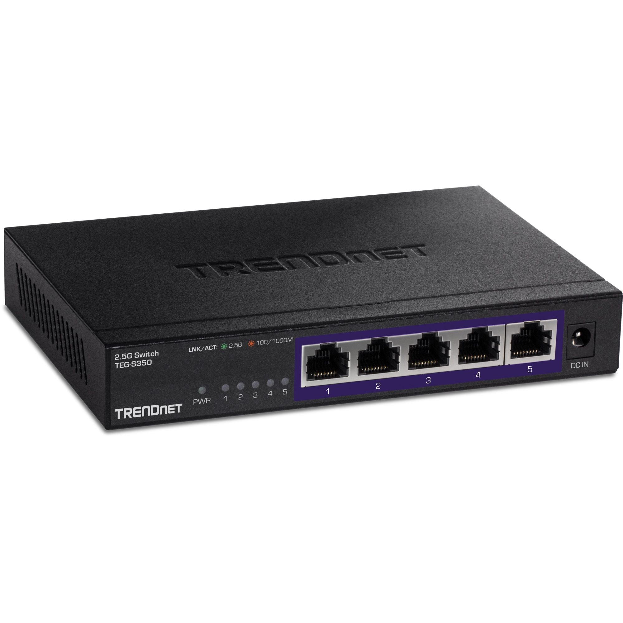 Trendnet TEG-S350 netwerk-switch Unmanaged Gigabit Ethernet (10/100/1000) Zwart