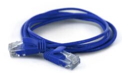 Wantec 7241 netwerkkabel Blauw 0,25 m Cat6a U/UTP (UTP)