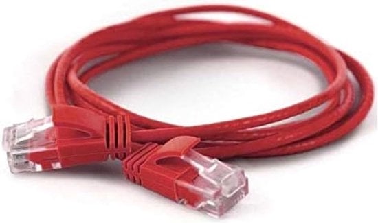 Wantec 7268 netwerkkabel Rood 0,2 m Cat6a U/UTP (UTP)