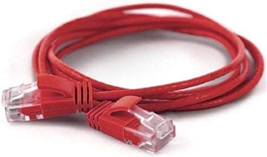 Wantec 7280 netwerkkabel Rood 25 m Cat6a U/UTP (UTP)