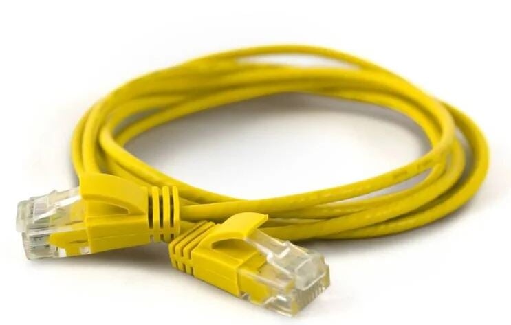 Wantec 7283 netwerkkabel Geel 0,26 m Cat6a U/UTP (UTP)