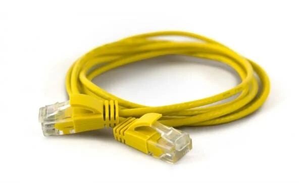 Wantec 7285 netwerkkabel Geel 1 m Cat6a U/UTP (UTP)