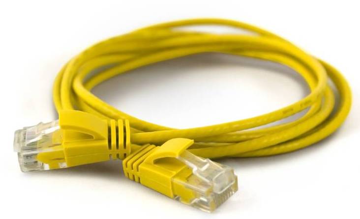 Wantec 7286 netwerkkabel Geel 1,5 m Cat6a U/UTP (UTP)
