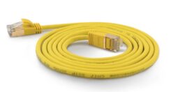Wantec 7175 netwerkkabel Geel 2 m Cat6a S/FTP (S-STP)