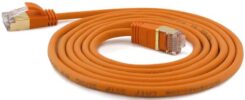 Wantec 7144 netwerkkabel Oranje 0,5 m Cat7 S/FTP (S-STP)