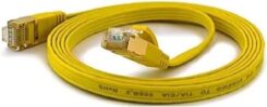 Wantec 7061 netwerkkabel Geel 1 m Cat6a F/UTP (FTP)