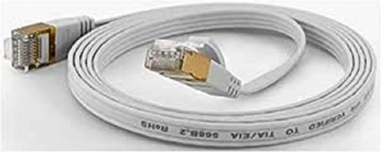 Wantec 7011 netwerkkabel Wit 10 m Cat6a F/UTP (FTP)