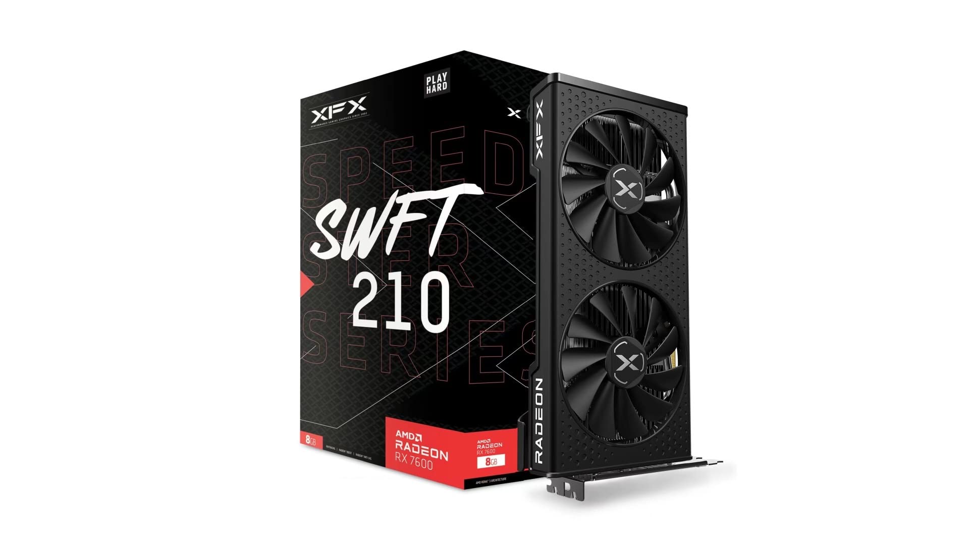 XFX RX 7600 Gaming SWFT210 8GB GDDR6 HDMI 3xDP