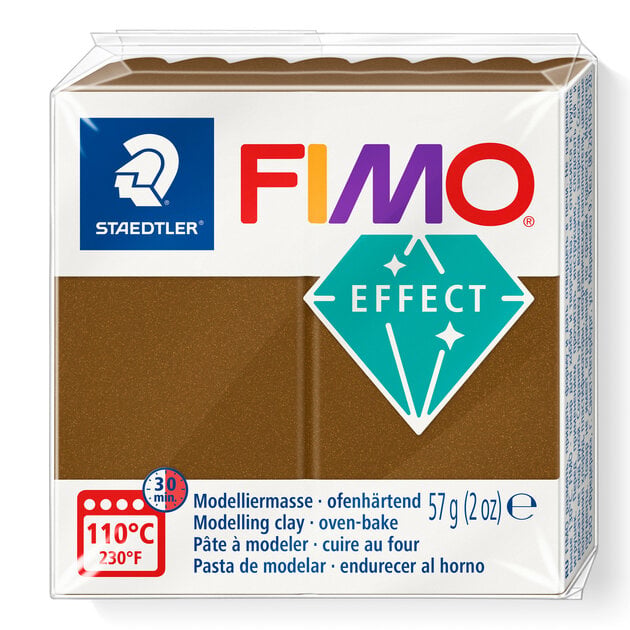 Staedtler FIMO 8010 Metallic Boetseerklei 57 g Brons 1 stuk(s)