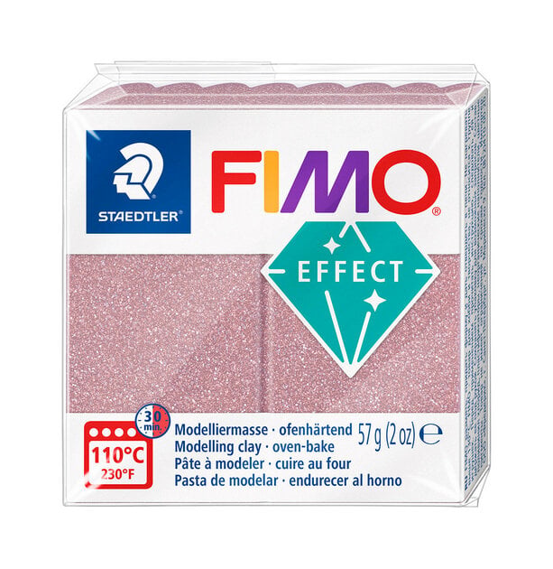 Staedtler FIMO 8010 Glitter Boetseerklei 57 g Roségoud 1 stuk(s)