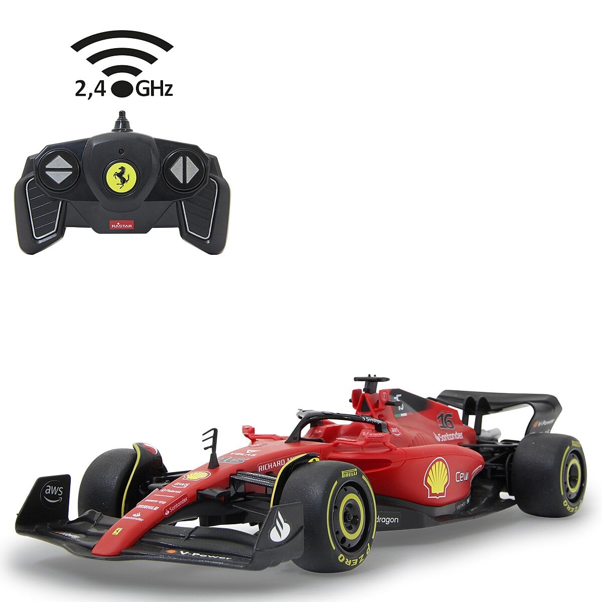 Jamara Ferrari F1-75 1:18 red 2,4GHz