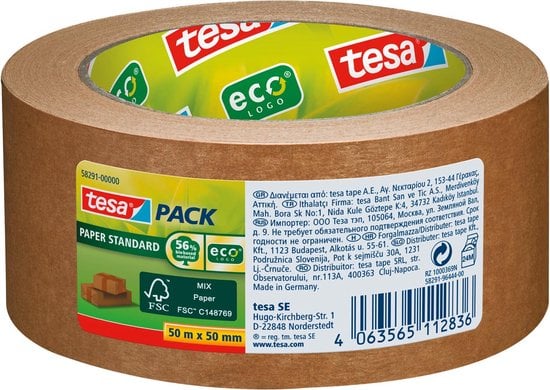 TESA Excellent 50 m Geschikt voor gebruik binnen Papier