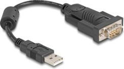 DeLOCK 61549 seriële kabel Zwart 0,25 m USB Type-A RS-232