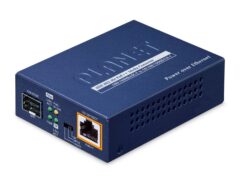 PLANET 1-Port 100/1000X SFP to netwerk media converter 1000 Mbit/s Blauw
