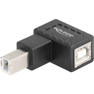DeLOCK 67204 tussenstuk voor kabels USB Type-B Zwart
