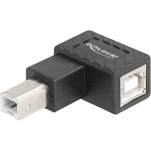 DeLOCK 67207 tussenstuk voor kabels USB Type-B Zwart