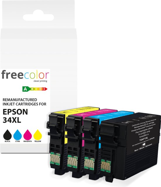 Freecolor K10546F7 tonercartridge 4 stuk(s) Compatibel Zwart, Cyaan, Magenta, Geel