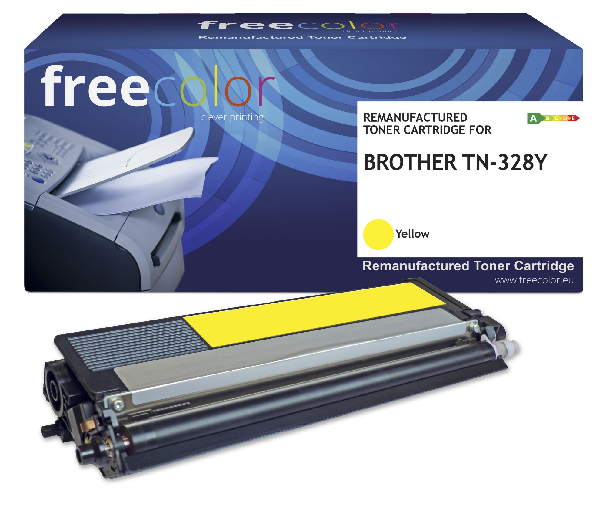 Freecolor K15453F7 tonercartridge 1 stuk(s) Compatibel Geel