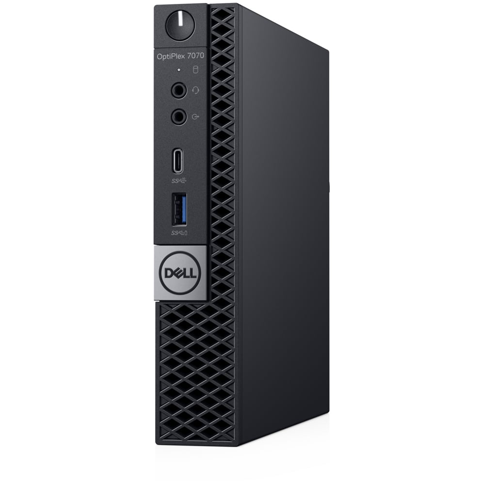 tecXL OptiPlex 7070 MP (Dell Refurbished) Intel® Core™ i3 i3-9100T 16 GB DDR4-SDRAM 256 GB SSD Windows 10 Pro MFF Mini PC Zwart