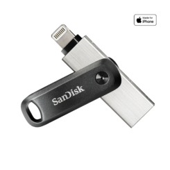 SanDisk iXpand USB flash drive 64 GB USB Type-A / Lightning 3.2 Gen 2 (3.1 Gen 2) Zwart, Zilver