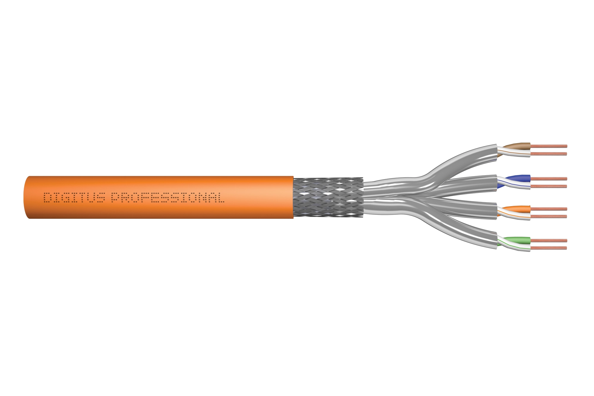 Digitus DK-1745-VH-5 netwerkkabel Oranje 500 m Cat7 S/FTP (S-STP)