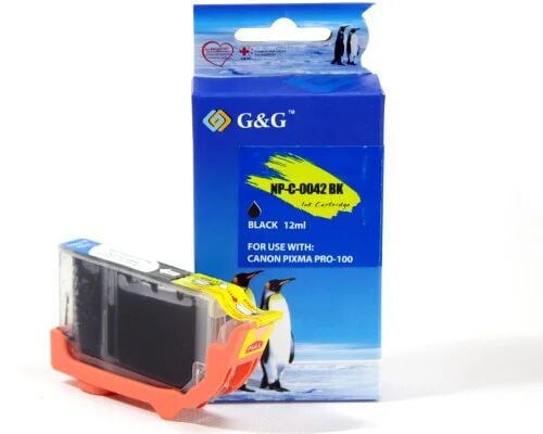 G&G NP-C-0042BK inktcartridge 1 stuk(s) Compatibel Zwart