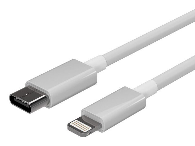 Shiverpeaks USB oplaadkabel USB-C auf 8-Pin stekker PD 1m
