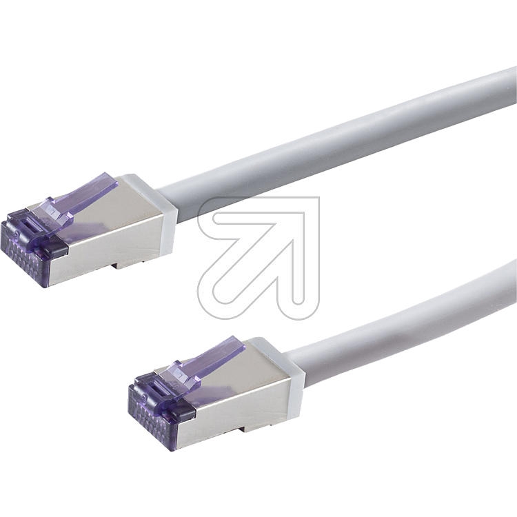 Shiverpeaks Patchkabel CAT 6A S/FTP flex. 500MHz 0,25m grijs