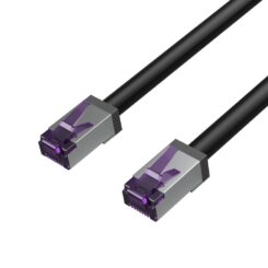 Shiverpeaks Patchkabel CAT 6A S/FTP flex. 500MHz 1m zwart