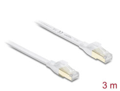DELOCK RJ45 Flachband Patchkabel Cat.8.1 U/FTP 40Gbps, 3m