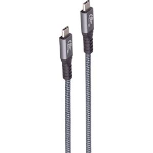 shiverpeaks BS13-68010 USB-kabel USB4 Gen 3x2 0,5 m USB C 240 W Grijs