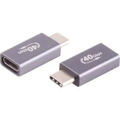 Shiverpeaks USB-C Adapter USB-C verloop stekker 4.0 Metall Pro