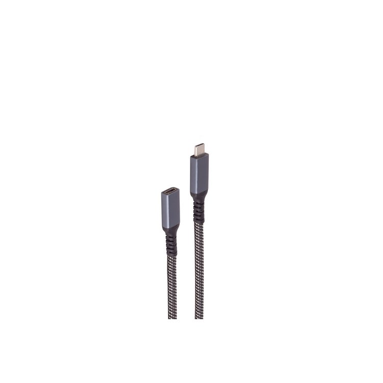 Shiverpeaks USB-C Verlängerungskabel 3.2 PD Textil 1,5m