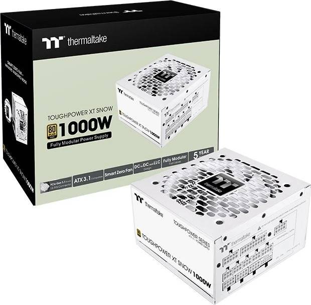 voeding Thermaltake Toughpower XT 1000W Snow ATX3.1 80+G WG retail