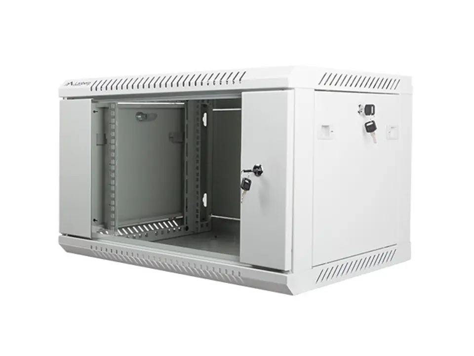 Lanberg WF01-6406-10S rack 6U Wandrek Grijs