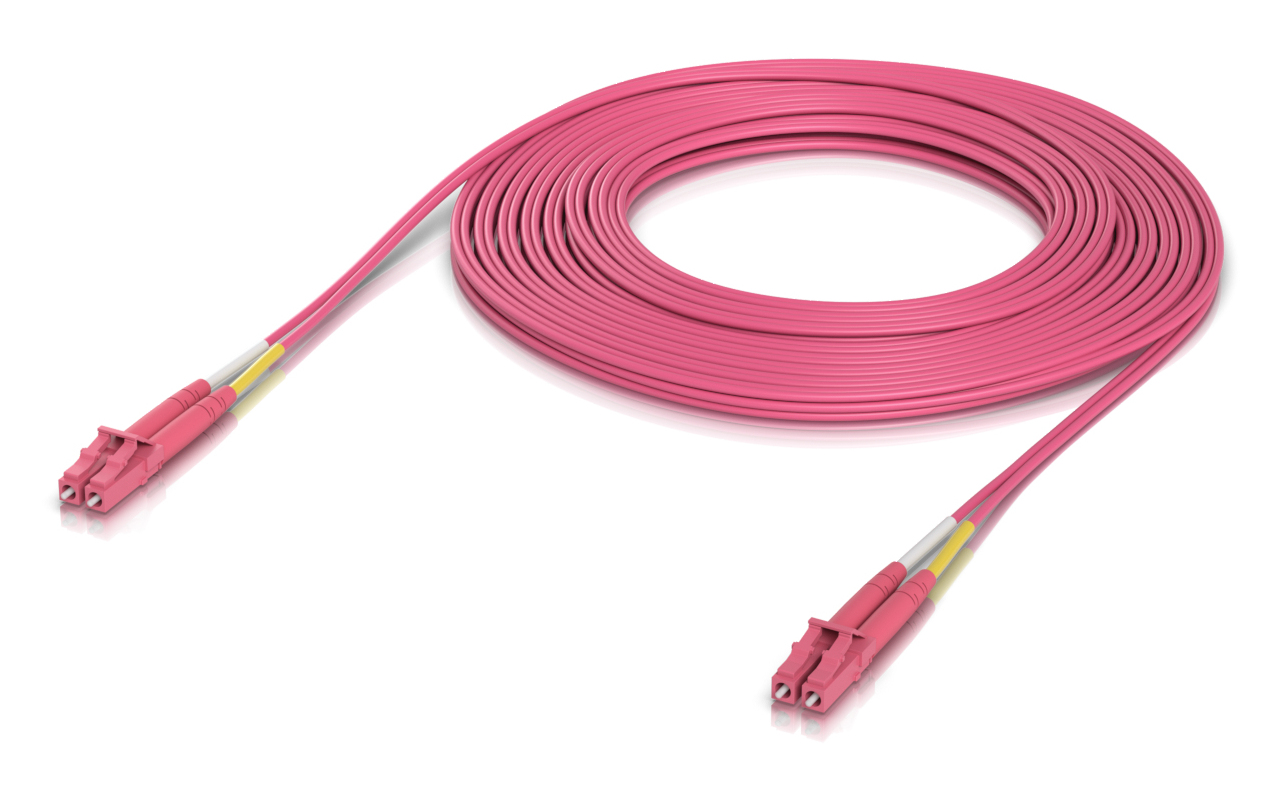 Ubiquiti UACC-OFC-M2-LULU-10M InfiniBand en Glasvezelkabel LC LC/LC Roze