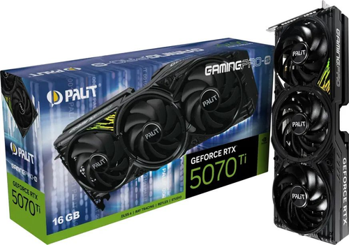 Palit GeForce RTX 5070 Ti GamingPro-S NVIDIA 16 GB GDDR7