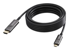 VISION 10m Black USB-C to HDMI 4K Cable