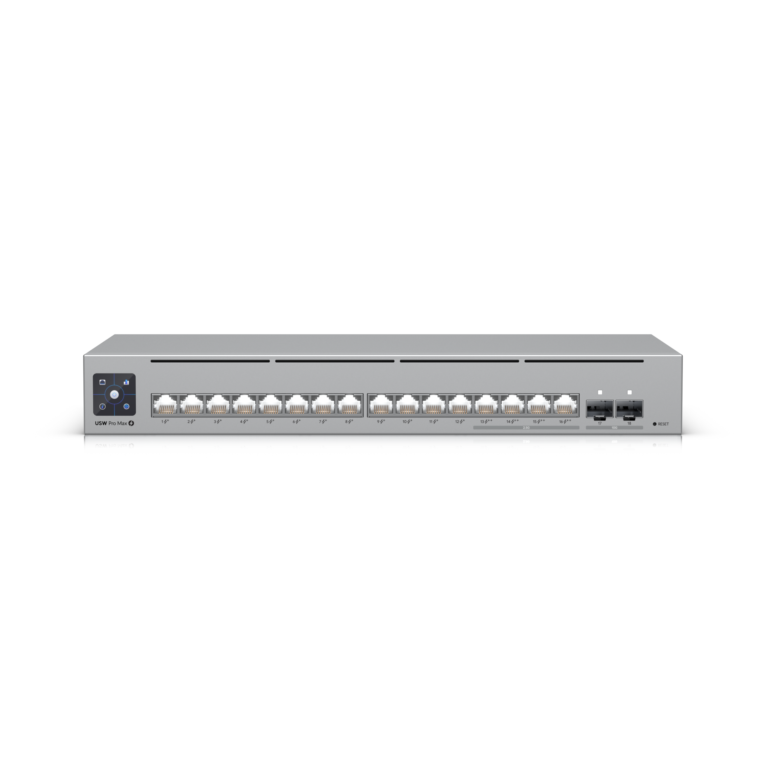 Ubiquiti Pro Max 16 PoE Managed L3 Gigabit Ethernet (10/100/1000) Power over Ethernet (PoE) Grijs