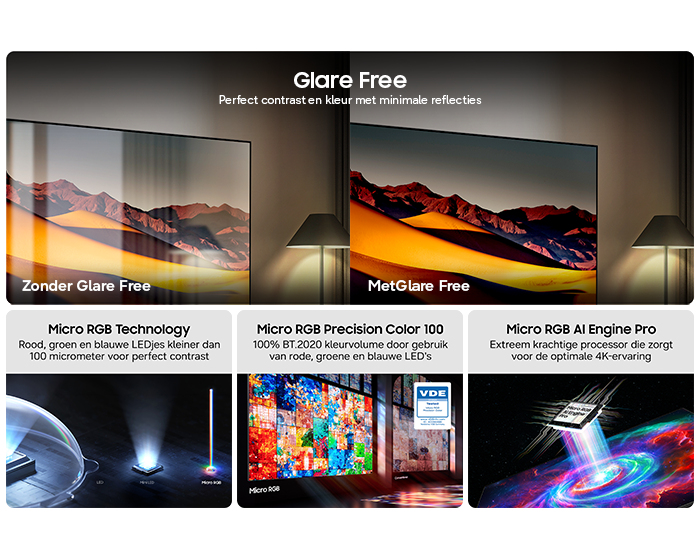 Samsung 85" Micro RGB 4K Vision AI Smart TV R95H (2026) - Afbeelding 5