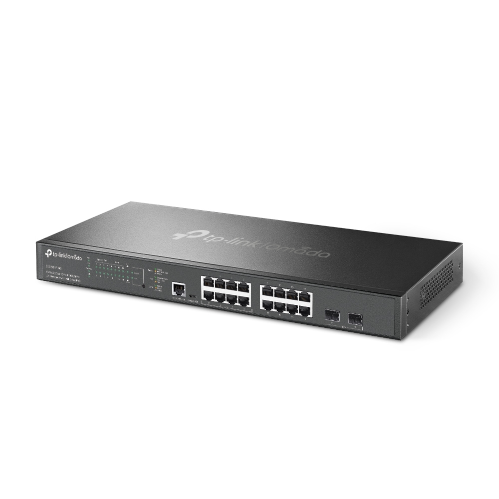 TP-Link Omada SG3218XP-M2 netwerk-switch Managed L2+ 2.5G Ethernet (100/1000/2500) Power over Ethernet (PoE) 1U Zwart - Afbeelding 4
