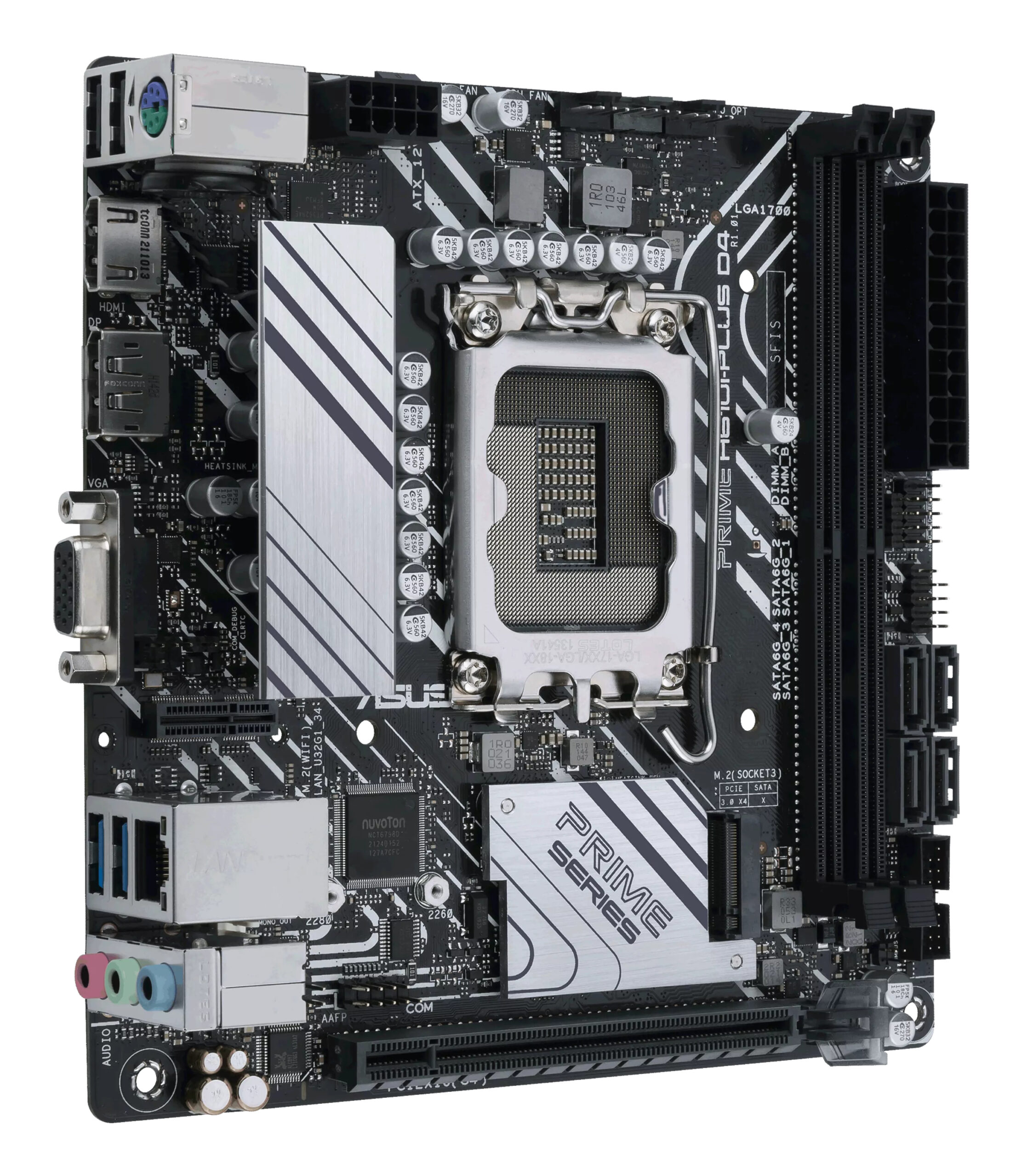 ASUS PRIME H610I-PLUS D4-CSM Intel H610 LGA 1700 mini ITX - Afbeelding 4